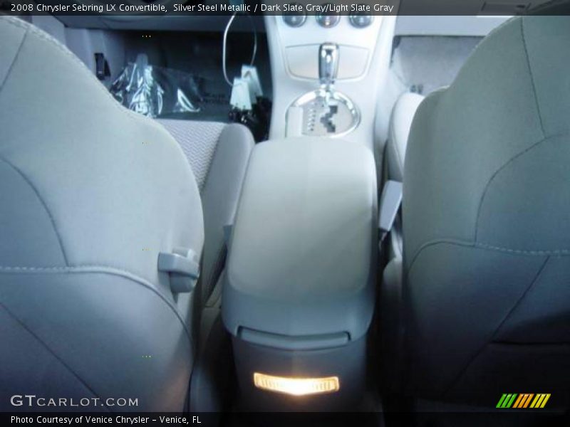 Silver Steel Metallic / Dark Slate Gray/Light Slate Gray 2008 Chrysler Sebring LX Convertible