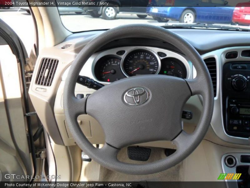  2004 Highlander I4 Steering Wheel
