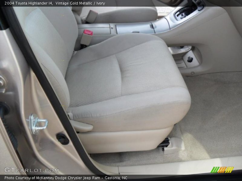 Vintage Gold Metallic / Ivory 2004 Toyota Highlander I4