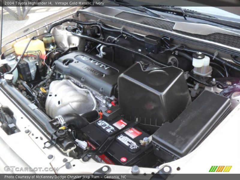  2004 Highlander I4 Engine - 2.4 Liter DOHC 16-Valve VVT-i 4 Cylinder