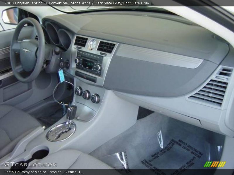 Stone White / Dark Slate Gray/Light Slate Gray 2008 Chrysler Sebring LX Convertible