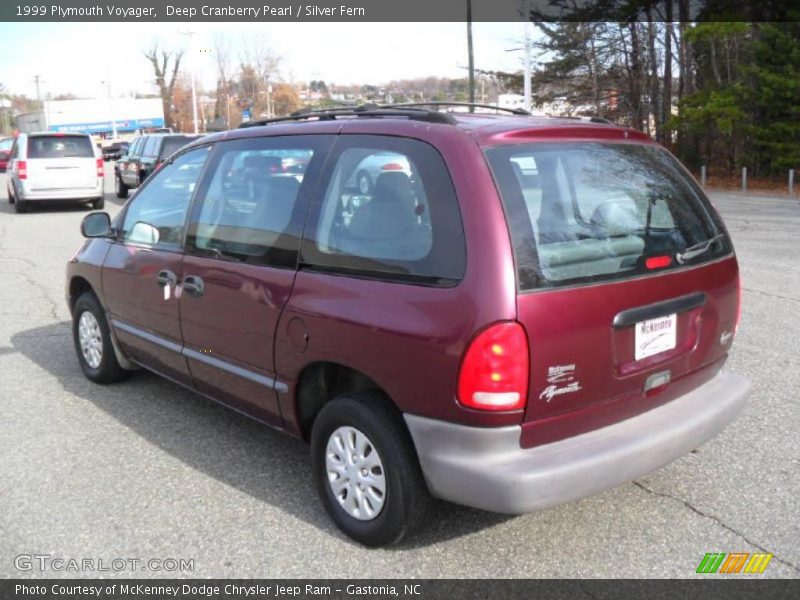 Deep Cranberry Pearl / Silver Fern 1999 Plymouth Voyager