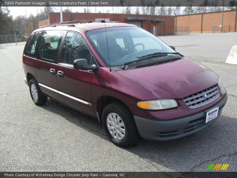 Deep Cranberry Pearl / Silver Fern 1999 Plymouth Voyager