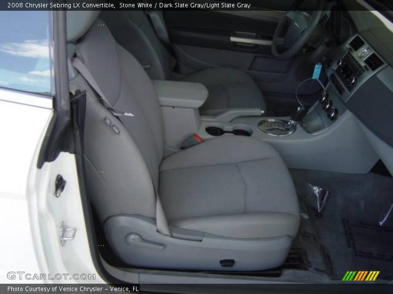 Stone White / Dark Slate Gray/Light Slate Gray 2008 Chrysler Sebring LX Convertible
