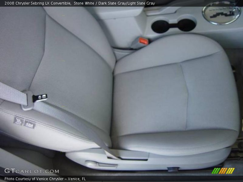 Stone White / Dark Slate Gray/Light Slate Gray 2008 Chrysler Sebring LX Convertible