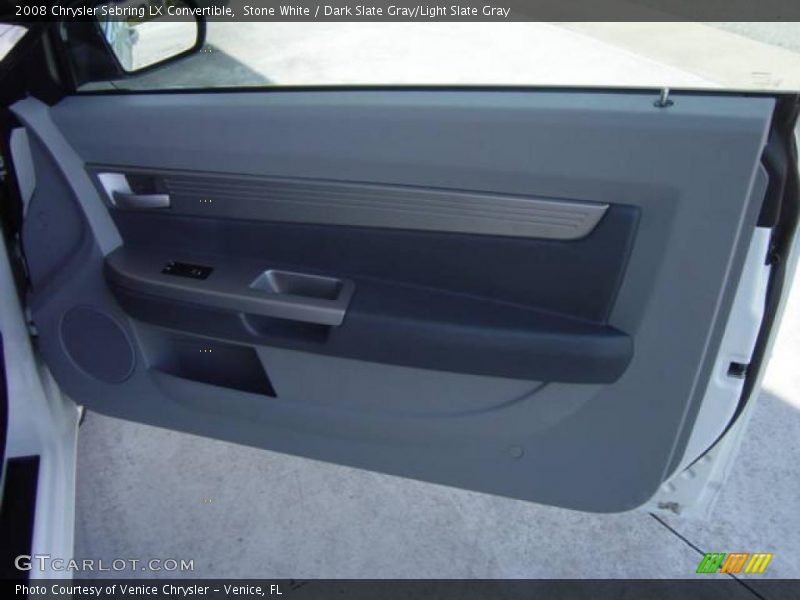 Stone White / Dark Slate Gray/Light Slate Gray 2008 Chrysler Sebring LX Convertible