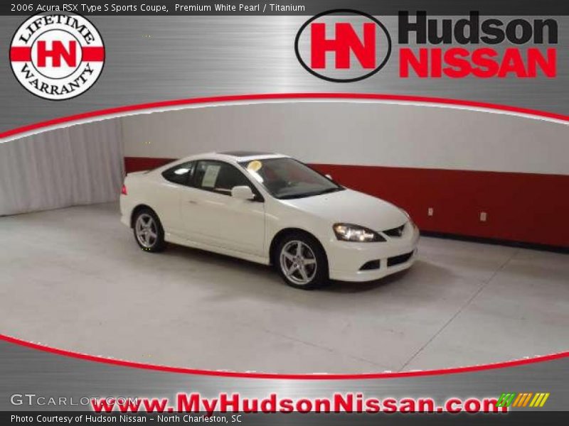 Premium White Pearl / Titanium 2006 Acura RSX Type S Sports Coupe