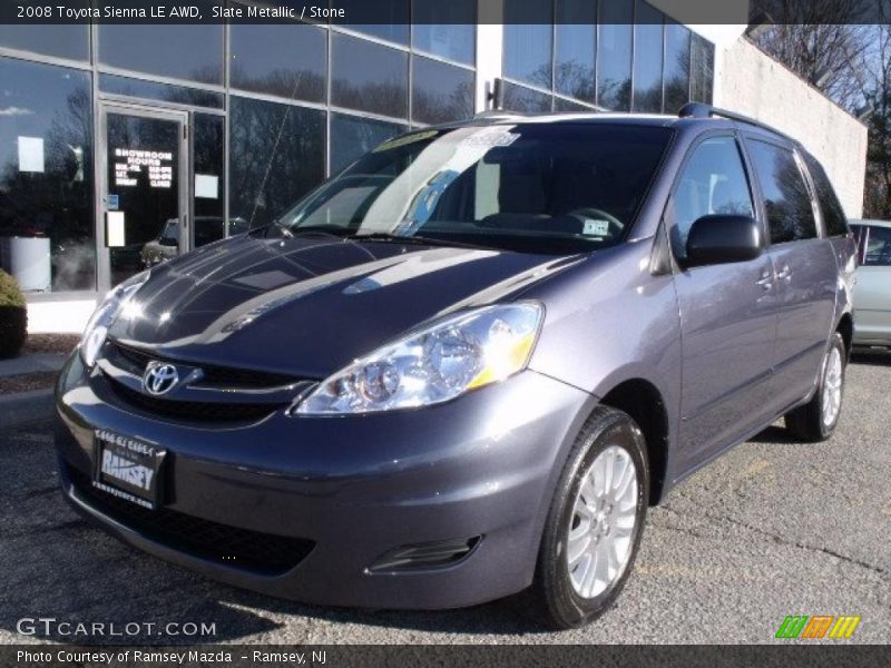 Slate Metallic / Stone 2008 Toyota Sienna LE AWD