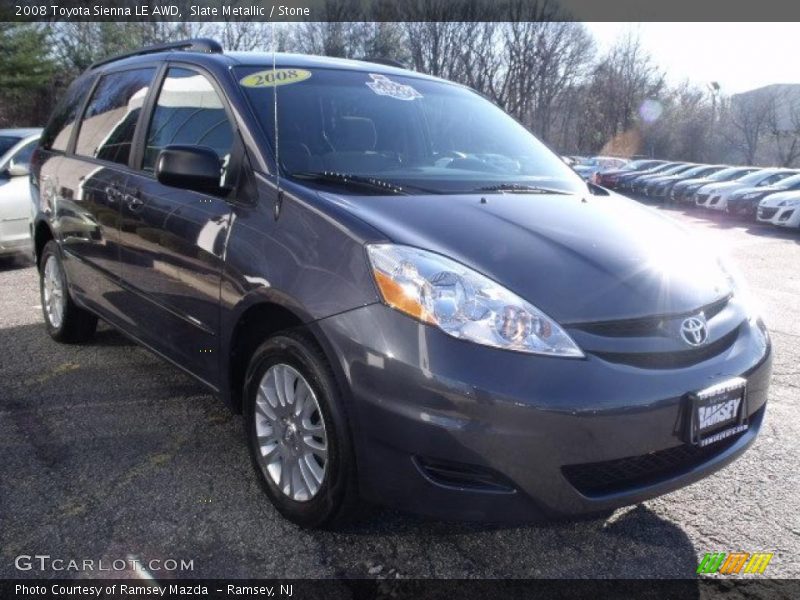 Slate Metallic / Stone 2008 Toyota Sienna LE AWD