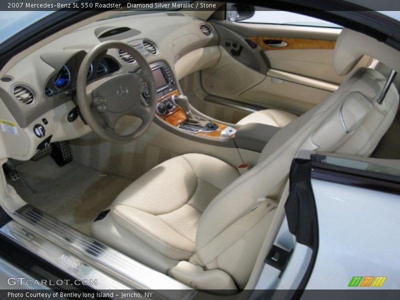  2007 SL 550 Roadster Stone Interior