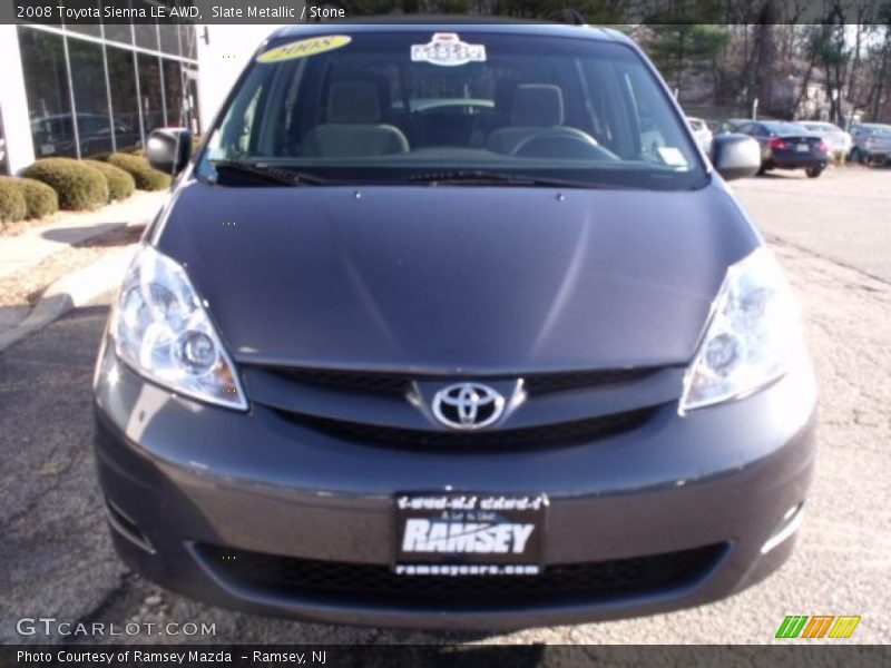 Slate Metallic / Stone 2008 Toyota Sienna LE AWD