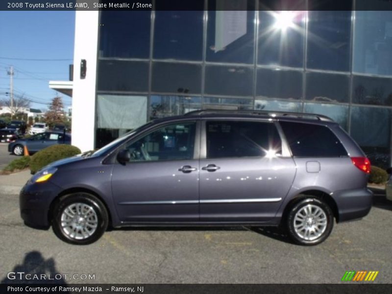 Slate Metallic / Stone 2008 Toyota Sienna LE AWD