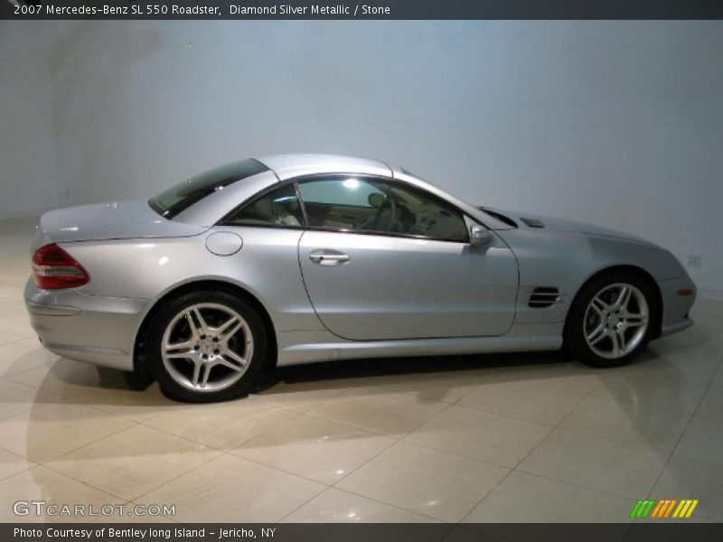 Diamond Silver Metallic / Stone 2007 Mercedes-Benz SL 550 Roadster