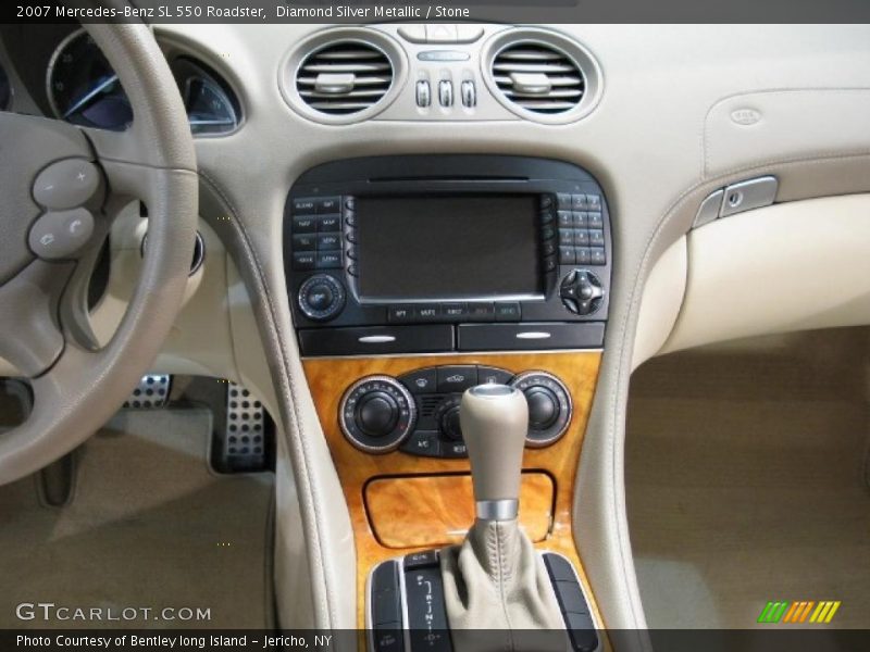 Diamond Silver Metallic / Stone 2007 Mercedes-Benz SL 550 Roadster