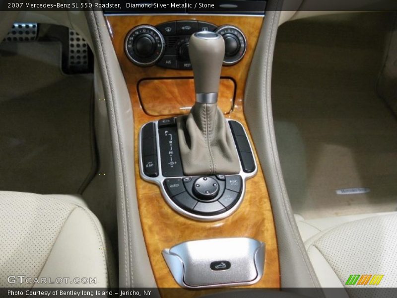 Diamond Silver Metallic / Stone 2007 Mercedes-Benz SL 550 Roadster
