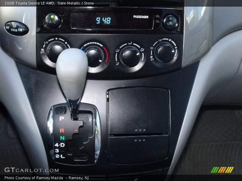  2008 Sienna LE AWD 5 Speed ECT-i Automatic Shifter