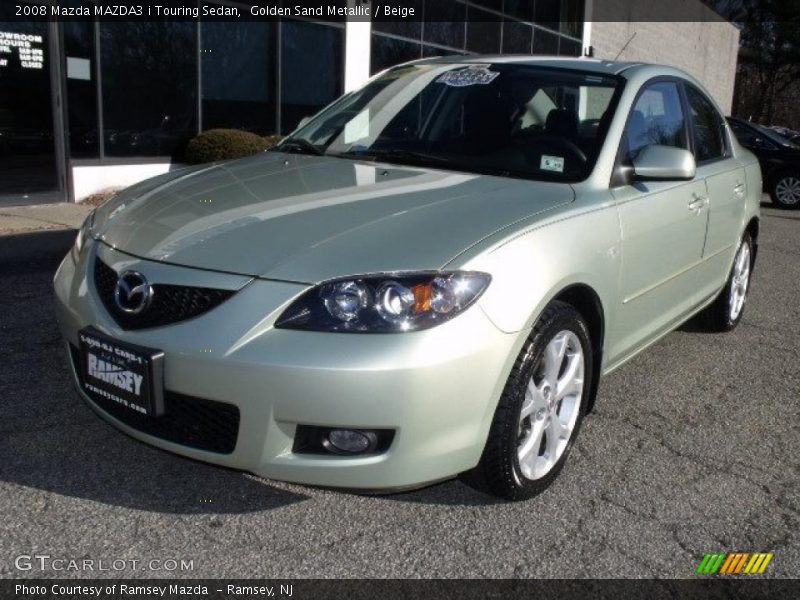  2008 MAZDA3 i Touring Sedan Golden Sand Metallic