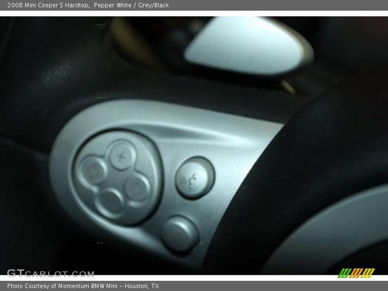 Pepper White / Grey/Black 2008 Mini Cooper S Hardtop