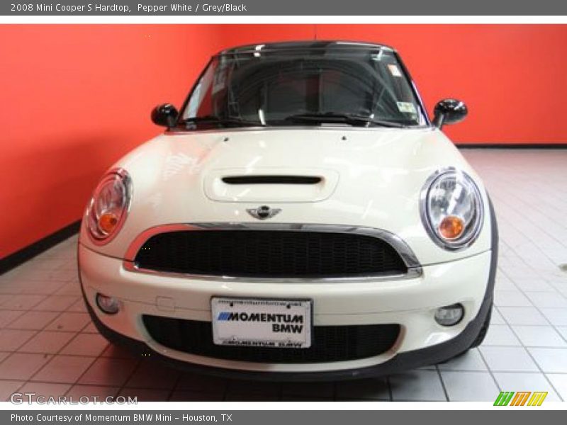 Pepper White / Grey/Black 2008 Mini Cooper S Hardtop