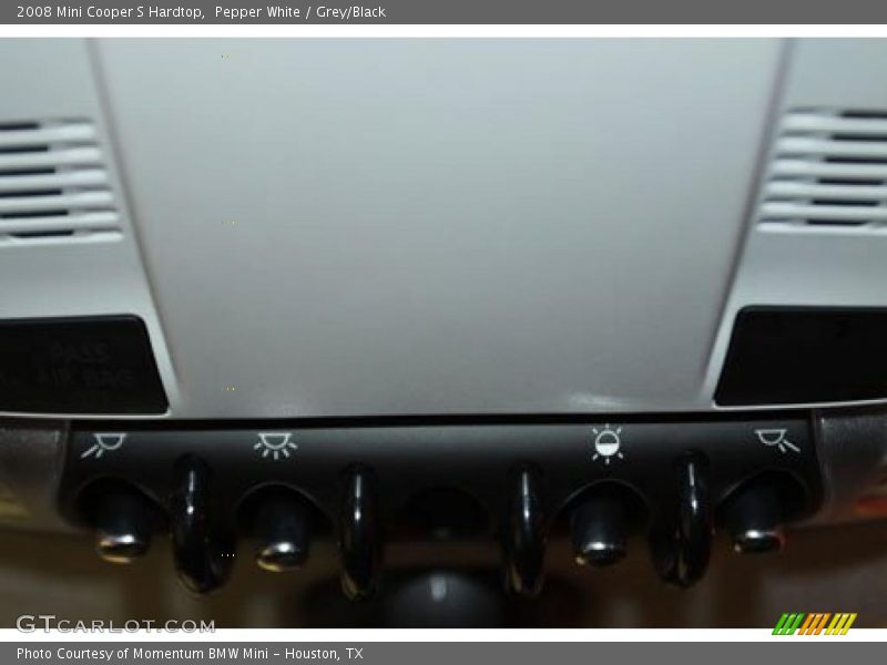 Pepper White / Grey/Black 2008 Mini Cooper S Hardtop