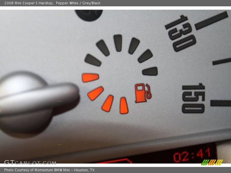 Pepper White / Grey/Black 2008 Mini Cooper S Hardtop