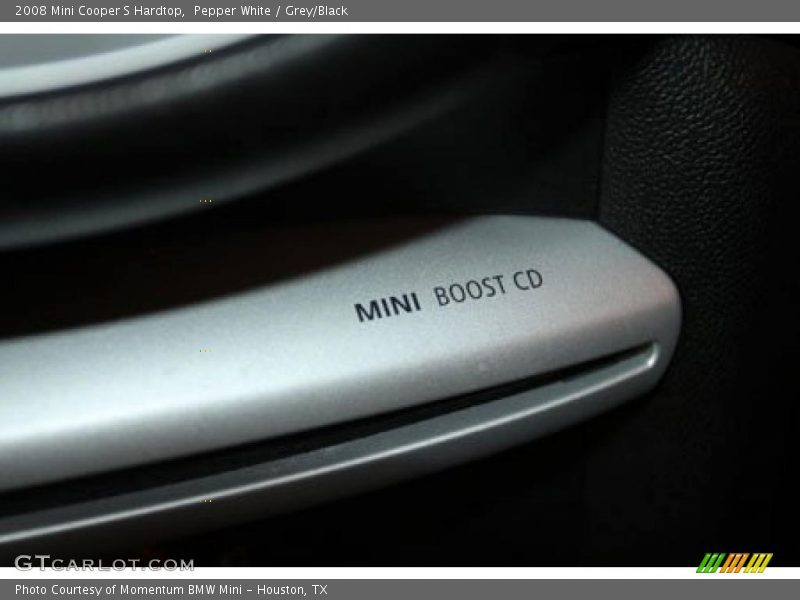 Pepper White / Grey/Black 2008 Mini Cooper S Hardtop
