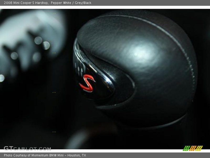 Pepper White / Grey/Black 2008 Mini Cooper S Hardtop