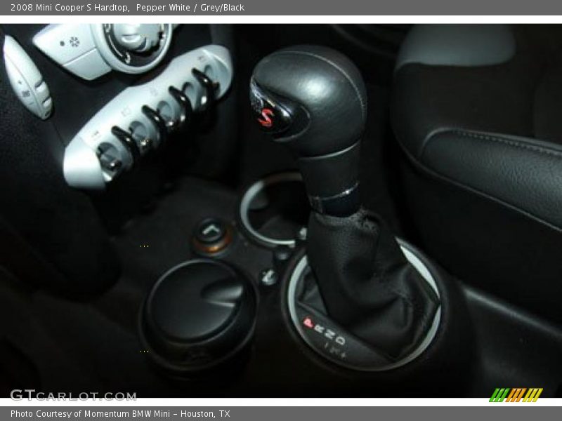 Pepper White / Grey/Black 2008 Mini Cooper S Hardtop