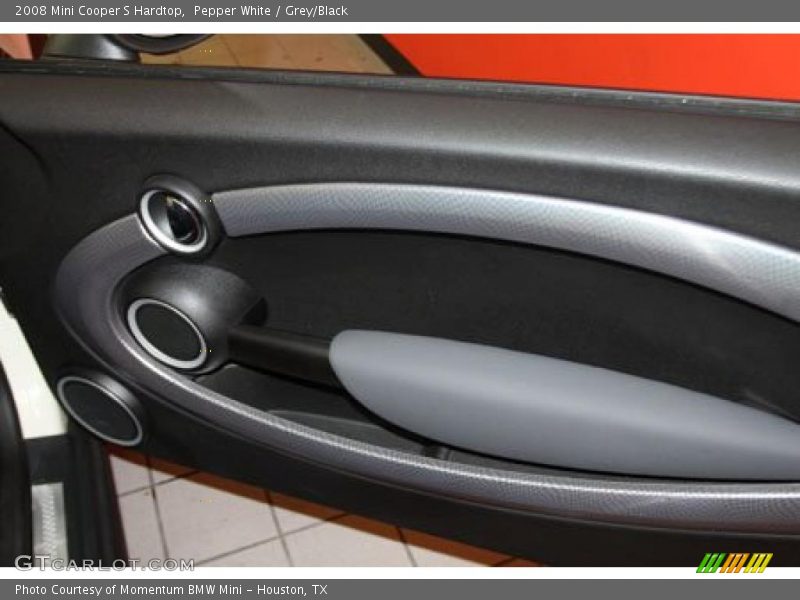 Pepper White / Grey/Black 2008 Mini Cooper S Hardtop