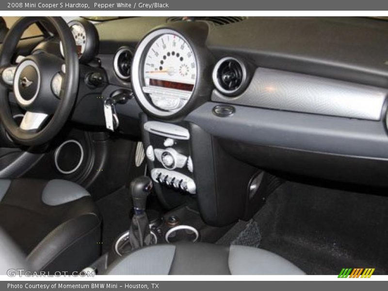 Pepper White / Grey/Black 2008 Mini Cooper S Hardtop