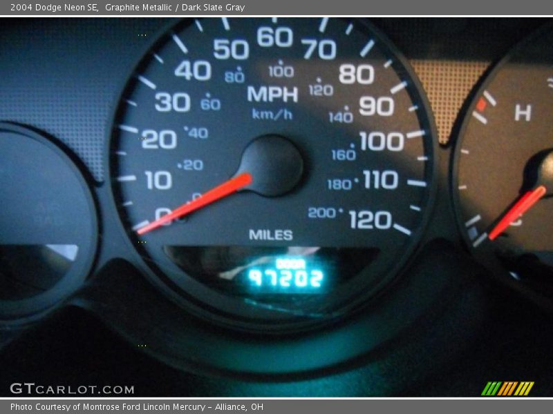 Graphite Metallic / Dark Slate Gray 2004 Dodge Neon SE