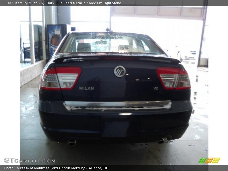 Dark Blue Pearl Metallic / Medium Light Stone 2007 Mercury Milan V6