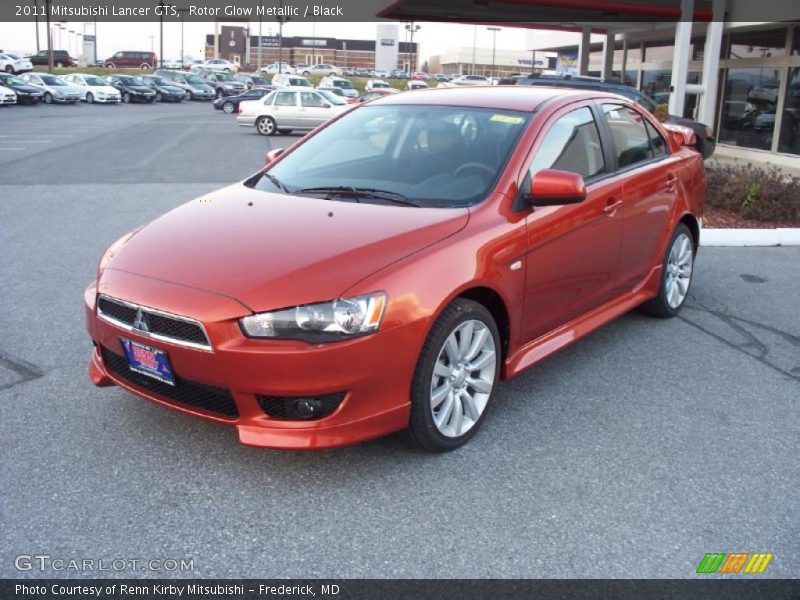 Front 3/4 View of 2011 Lancer GTS