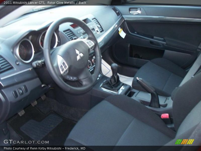  2011 Lancer GTS Black Interior
