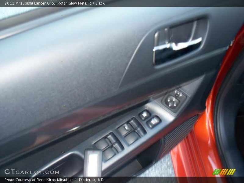 Rotor Glow Metallic / Black 2011 Mitsubishi Lancer GTS