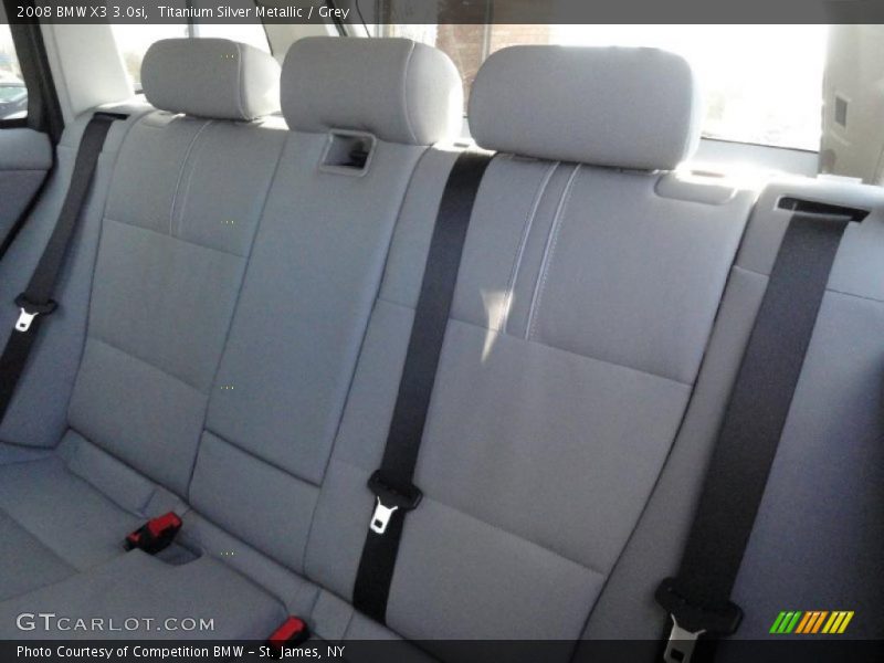 Titanium Silver Metallic / Grey 2008 BMW X3 3.0si