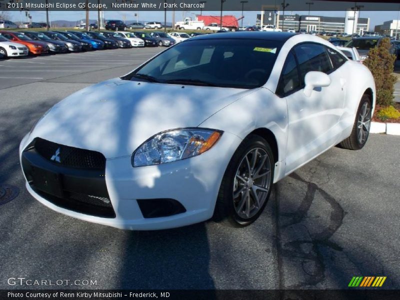 Northstar White / Dark Charcoal 2011 Mitsubishi Eclipse GS Coupe
