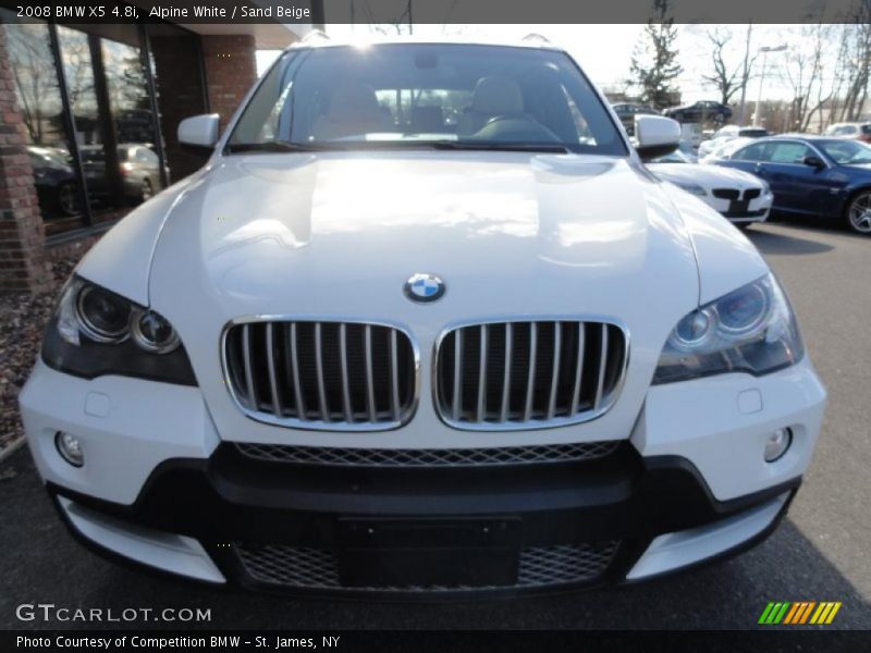 Alpine White / Sand Beige 2008 BMW X5 4.8i