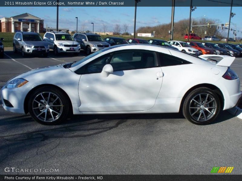 Northstar White / Dark Charcoal 2011 Mitsubishi Eclipse GS Coupe