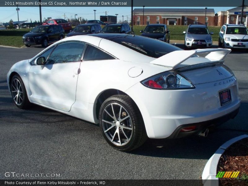 Northstar White / Dark Charcoal 2011 Mitsubishi Eclipse GS Coupe