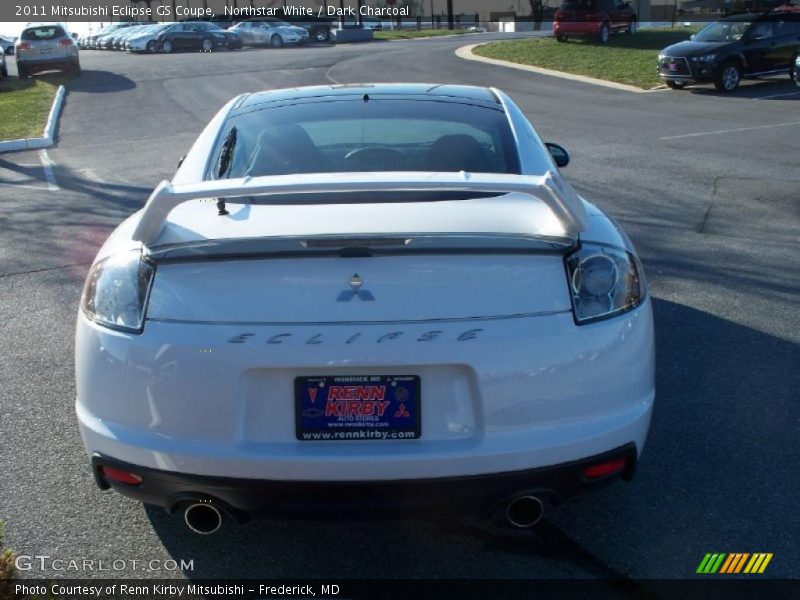 Northstar White / Dark Charcoal 2011 Mitsubishi Eclipse GS Coupe