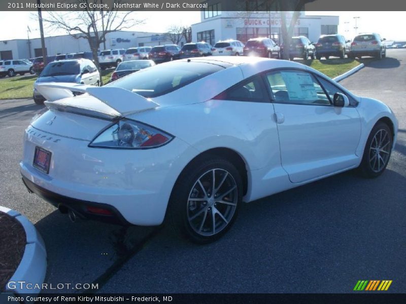 Northstar White / Dark Charcoal 2011 Mitsubishi Eclipse GS Coupe