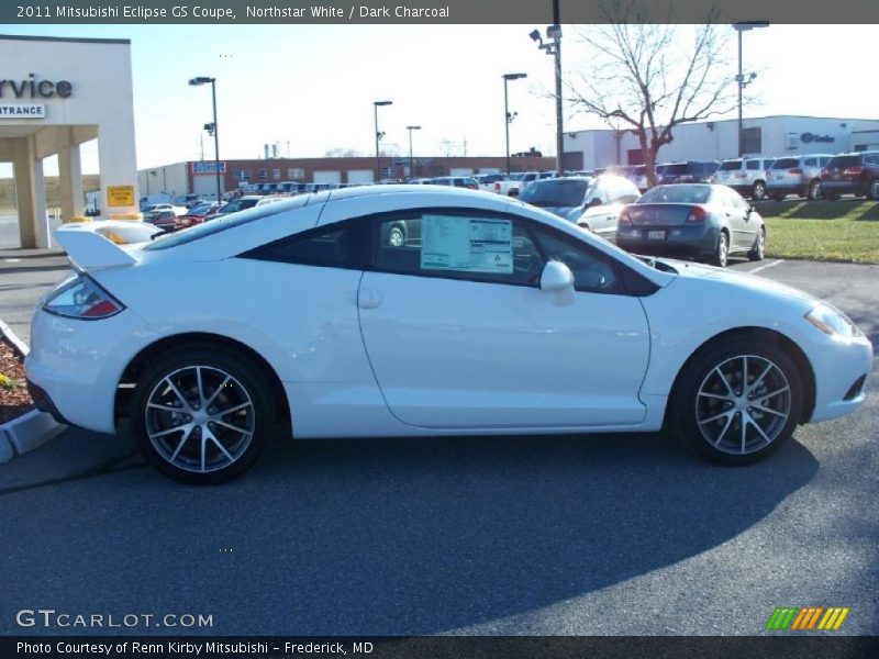 Northstar White / Dark Charcoal 2011 Mitsubishi Eclipse GS Coupe