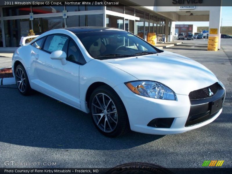 Northstar White / Dark Charcoal 2011 Mitsubishi Eclipse GS Coupe