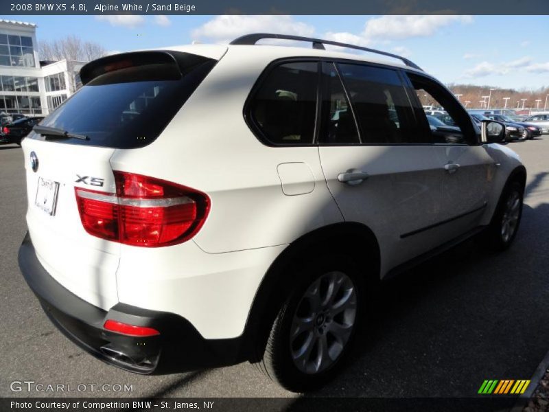 Alpine White / Sand Beige 2008 BMW X5 4.8i