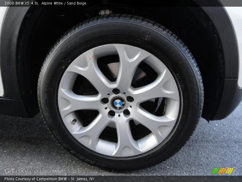 Alpine White / Sand Beige 2008 BMW X5 4.8i