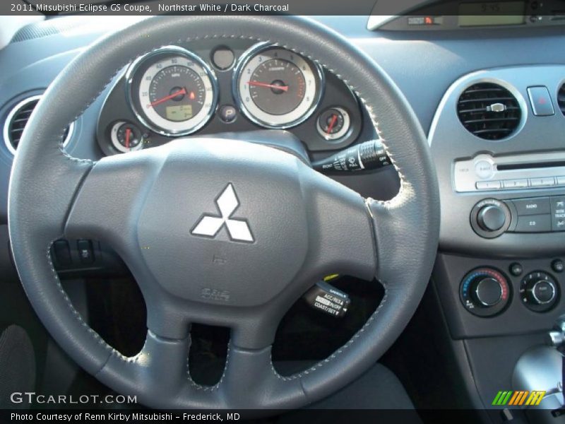 Northstar White / Dark Charcoal 2011 Mitsubishi Eclipse GS Coupe