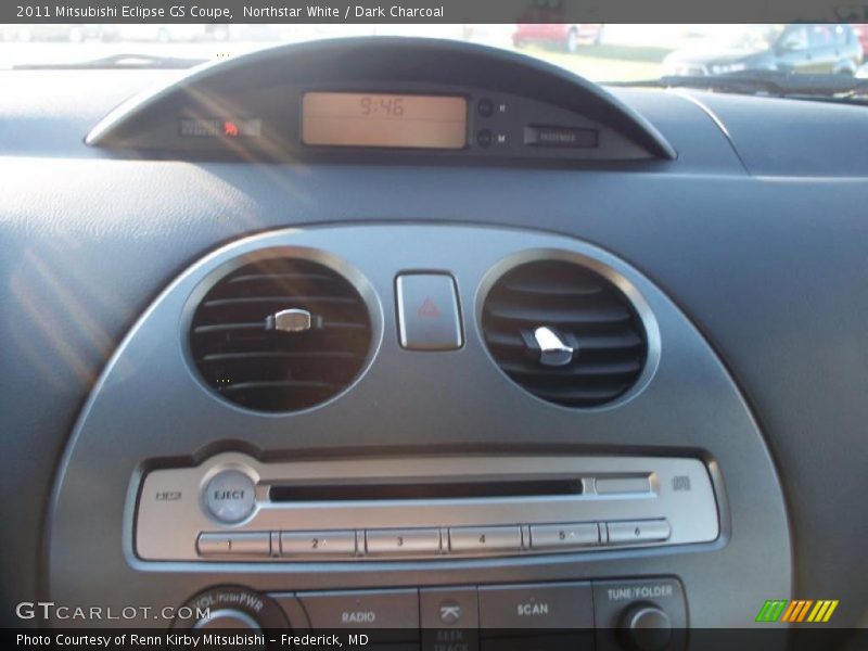 Northstar White / Dark Charcoal 2011 Mitsubishi Eclipse GS Coupe
