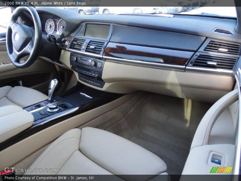 Alpine White / Sand Beige 2008 BMW X5 4.8i