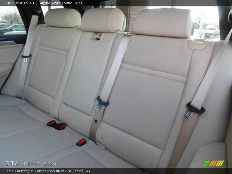 Alpine White / Sand Beige 2008 BMW X5 4.8i